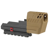 【 5KU 製 】SIG AIR/VFC P320 M17対応 マズルフラッシュ トレーサーユニット (SPIRITFIRE 内蔵) HKPコンペンセイター レプリカ 蓄光BB弾 対応