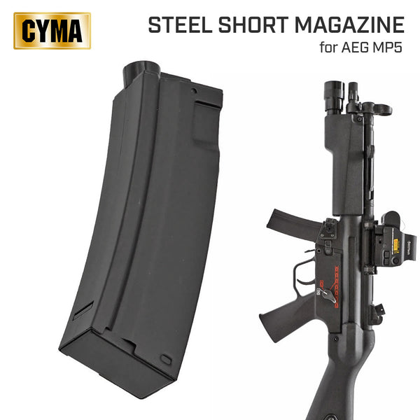 【 CYMA 製 】 東京マルイ 電動ガン MP5シリーズ 対応 60連 ショートマガジン スチール製 [ CY-C73 ] – エアガン市場 本店