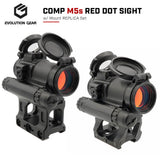 【 Evolution Gear 製 】 COMP M5s ドットサイト 本体 ＆ 選べるマウント レプリカ セット