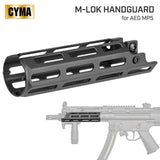 【 CYMA 製 】電動ガン MP5シリーズ 対応 MIスタイル M-LOK ハンドガード レプリカ アルミ合金製 BK ブラック (CM049 / CM041J / CM049J など対応)