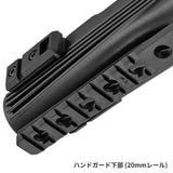 【 CYMA 製 】電動ガン AKシリーズ対応 CAAタイプ 20mmレールハンドガード ＆ ピストルグリップ VFC系規格 ポリマー樹脂製 アッパー/ロアー BK ブラック