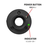 【 CYMA 製 】14mm逆ネジ / 11mm正ネジ 対応 トレーサーユニット コンパクト 紫外線 UVライト 搭載 バッテリー内蔵式