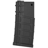【 CYMA 製 】電動ガン SR25(CM098) M110対応 170連 ポリマーマガジン MAGPUL PMAG 20LR/SRスタイル スプリング給弾 樹脂 BK ブラック