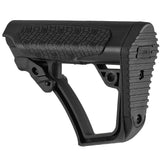 【 CYMA 製 】電動ガン M4シリーズ対応 ストック＆バッファーチューブ セット Daniel Defense正式ライセンス Collapsible Buttstock ポリマー＆ラバー複合素材 BK ブラック [ M238 ]