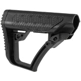 【 CYMA 製 】電動ガン M4シリーズ対応 ストック＆バッファーチューブ セット Daniel Defense正式ライセンス Collapsible Buttstock ポリマー＆ラバー複合素材 BK ブラック [ M238 ]