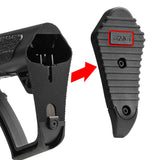 【 CYMA 製 】電動ガン M4シリーズ対応 ストック＆バッファーチューブ セット Daniel Defense正式ライセンス Collapsible Buttstock ポリマー＆ラバー複合素材 BK ブラック [ M238 ]