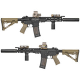 【 PTS 製 】 Dead Air 正式ライセンス 14mm逆ネジ対応 SANDMAN-S サプレッサー ＆ Keymo フラッシュハイダー セット 6000番台 宇宙航空グレードアルミCNC