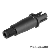 【 DYTAC 製 】スタンダード電動ガン M4 M16 シリーズ 対応 モジュラー アウターバレル セット 14mm逆ネジ搭載 ( S/M/L 3サイズ ) アルミ合金製 ハードアナダイズド仕上げ