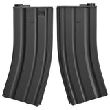 【 E&C 製 】 電動ガン M4シリーズ 対応 30連 リアルカウント スチールマガジン スプリング給弾 STANAG 形状 / BK ブラック [ EC-MA007 ]