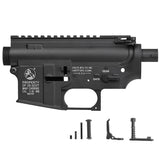 【 E&C 製 】 電動ガン M4シリーズ 対応 コルトタイプ M4A1 アルミ フレーム & 外装パーツ セット [ EC-MP001B ] Colt メタルレシーバー アッパー ロアー