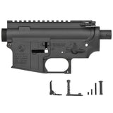 【 E&C 製 】 電動ガン M4シリーズ 対応 コルト 刻印タイプ M4A1 アルミ フレーム & 外装パーツ セット [ EC-MP001C-C ] Colt メタルレシーバー アッパー ロアー
