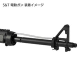 【 E&C 製 】M4 M16 シリーズ対応 デルタリング セット スチール アルミ製 バレルナット