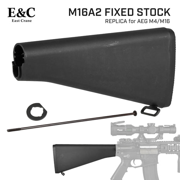 E&C 製 】電動ガン M4 / M16シリーズ対応 M16A2 固定ストック 金属製