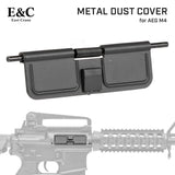 【 E&C 製 】 電動ガン M4 / M16 シリーズ対応 メタル ダストカバー イジェクション ポートカバー BK ブラック