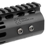 【 E&C 製 】M4 シリーズ対応 NOVESKE NSR N4 9インチ Gen.3 M-LOK ハンドガード レプリカ リアル刻印入り アルミ合金製 NSR9 MLOK
