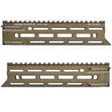 【 E&C 製 】M4 シリーズ対応 DD MFR XS M-LOK ハンドガード レプリカ ( 9.0 / 11.5 インチ 選択可）アルミ合金製 セラミックコーティング仕上