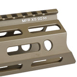 【 E&C 製 】M4 シリーズ対応 DD MFR XS M-LOK ハンドガード レプリカ ( 9.0 / 11.5 インチ 選択可）アルミ合金製 セラミックコーティング仕上