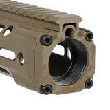 【 E&C 製 】M4 シリーズ対応 DD MFR XS M-LOK ハンドガード レプリカ ( 9.0 / 11.5 インチ 選択可）アルミ合金製 セラミックコーティング仕上