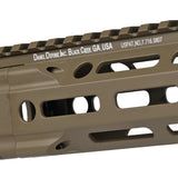 【 E&C 製 】M4 シリーズ対応 DD MFR XS M-LOK ハンドガード レプリカ ( 9.0 / 11.5 インチ 選択可）アルミ合金製 セラミックコーティング仕上