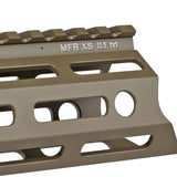 【 E&C 製 】M4 シリーズ対応 DD MFR XS M-LOK ハンドガード レプリカ ( 9.0 / 11.5 インチ 選択可）アルミ合金製 セラミックコーティング仕上