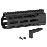 【 E&C 製 】M4 シリーズ対応 MFR XS 6.1" M-LOK ハンドガード レプリカ SLR MLOK MOD2 ハンドストップ付 アルミ合金製 アナダイズド仕上