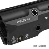 【 E&C 製 】HK416 対応 SI GRIDLOK FULLDUTY M-LOK ハンドガード レプリカ ( 9 / 11 / 14.5 インチ 選択可） フロントサイト内蔵 アルミCNC