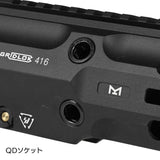 【 E&C 製 】HK416 対応 SI GRIDLOK FULLDUTY M-LOK ハンドガード レプリカ ( 9 / 11 / 14.5 インチ 選択可） フロントサイト内蔵 アルミCNC