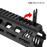 【 E&C 製 】HK416 対応 SI GRIDLOK FULLDUTY M-LOK ハンドガード レプリカ ( 9 / 11 / 14.5 インチ 選択可） フロントサイト内蔵 アルミCNC