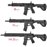 【 E&C 製 】HK416 対応 SI GRIDLOK Lightspeed M-LOK ハンドガード レプリカ ( 9 / 11 / 14.5 インチ 選択可） フロントサイト内蔵 アルミCNC