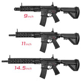 【 E&C 製 】HK416 対応 SI GRIDLOK FULLDUTY M-LOK ハンドガード レプリカ ( 9 / 11 / 14.5 インチ 選択可） フロントサイト内蔵 アルミCNC