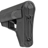 【 E&C 製 】 MAGPUL ACS カービンストック レプリカ ミルスペック径 バッファチューブ 対応 強化ポリマー製 / BK(ブラック) [EC-MP169-BK]