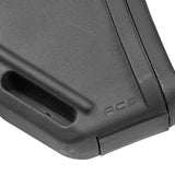 【 E&C 製 】 MAGPUL ACS カービンストック レプリカ ミルスペック径 バッファチューブ 対応 強化ポリマー製 / BK(ブラック) [EC-MP169-BK]