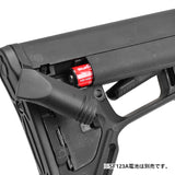 【 E&C 製 】 MAGPUL ACS カービンストック レプリカ ミルスペック径 バッファチューブ 対応 強化ポリマー製 / BK(ブラック) [EC-MP169-BK]