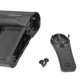 【 E&C 製 】 MAGPUL ACS カービンストック レプリカ ミルスペック径 バッファチューブ 対応 強化ポリマー製 / BK(ブラック) [EC-MP169-BK]