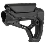 【 E&C 製 】 M4シリーズ対応 DEFACTOR FAB GL-CORE CP ストック レプリカ 軽量ポリマー樹脂 可変チークレスト ＆ ラバーバットパッド付