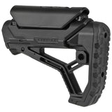 【 E&C 製 】 M4シリーズ対応 DEFACTOR FAB GL-CORE CP ストック レプリカ 軽量ポリマー樹脂 可変チークレスト ＆ ラバーバットパッド付