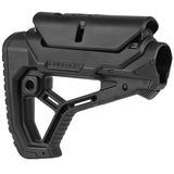 【 E&C 製 】 M4シリーズ対応 DEFACTOR FAB GL-CORE CP ストック レプリカ 軽量ポリマー樹脂 可変チークレスト ＆ ラバーバットパッド付