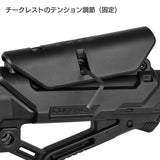 【 E&C 製 】 M4シリーズ対応 DEFACTOR FAB GL-CORE CP ストック レプリカ 軽量ポリマー樹脂 可変チークレスト ＆ ラバーバットパッド付