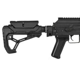 【 E&C 製 】 M4シリーズ対応 DEFACTOR FAB GL-CORE CP ストック レプリカ 軽量ポリマー樹脂 可変チークレスト ＆ ラバーバットパッド付