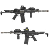 【 E&C 製 】電動ガン M4 / M16 シリーズ対応 Strike Industries PDW ストック レプリカ 複合素材 (スチール/アルミ/樹脂/ゴム) / BK ブラック