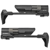 【 E&C 製 】電動ガン M4 / M16 シリーズ対応 Strike Industries PDW ストック レプリカ 複合素材 (スチール/アルミ/樹脂/ゴム) / BK ブラック