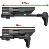 【 E&C 製 】電動ガン M4 / M16 シリーズ対応 Strike Industries PDW ストック レプリカ 複合素材 (スチール/アルミ/樹脂/ゴム) / BK ブラック