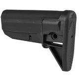 【 E&C 製 】 M4 シリーズ対応 BCM Stock Mod 0 カービンストック レプリカ バッファチューブ対応 軽量ポリマー樹脂製
