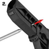 【 E&C 製 】 M4 シリーズ対応 BCM Stock Mod 0 カービンストック レプリカ バッファチューブ対応 軽量ポリマー樹脂製