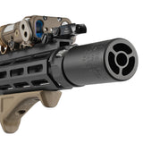 【 E&C 製 】14mm 逆ネジ対応 SUREFIRE WARDEN ブラストディフューザー & フラッシュハイダー セット レプリカ アルミ合金製