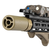 【 E&C 製 】14mm 逆ネジ対応 SUREFIRE WARDEN ブラストディフューザー & フラッシュハイダー セット レプリカ アルミ合金製