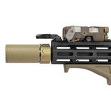 【 E&C 製 】14mm 逆ネジ対応 SUREFIRE WARDEN ブラストディフューザー & フラッシュハイダー セット レプリカ アルミ合金製