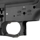 【 E&C 製 】電動ガン M4シリーズ 対応 SR16 E3 アンビ アルミフレーム & 外装パーツ セット [ EC-MP323C ] メタルレシーバー アッパー ロアー