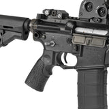 【 E&C 製 】 電動ガン M4/M16シリーズ対応 DANIEL DEFENSE ピストルグリップ レプリカ ポリマー樹脂製 エンドプレート付き / BK ブラック