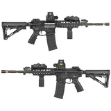 【 E&C 製 】 電動ガン M4/M16シリーズ対応 DANIEL DEFENSE ピストルグリップ レプリカ ポリマー樹脂製 エンドプレート付き / BK ブラック
